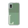 Slim Protection Case［ Original - initial two tone - L green ］