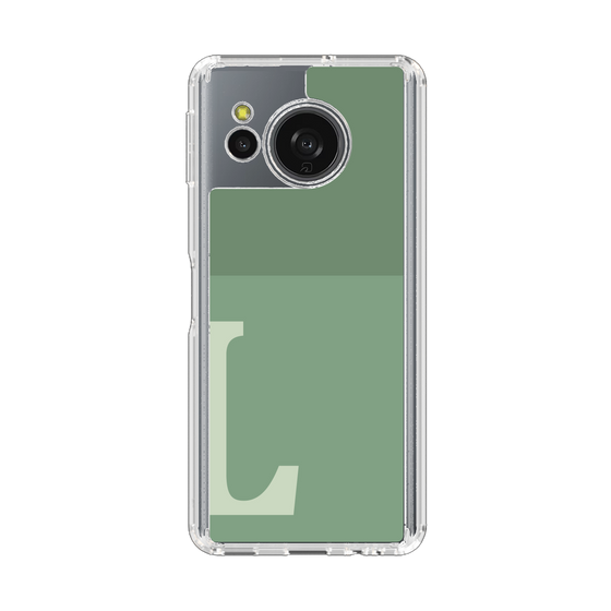 Slim Protection Case［ Original - initial two tone - L green ］