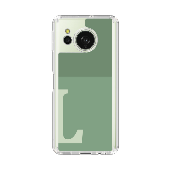 Slim Protection Case［ Original - initial two tone - L green ］