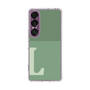 Slim Protection Case［ Original - initial two tone - L green ］