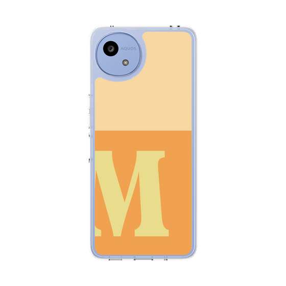 Slim Protection Case［ Original - initial two tone - M orange ］