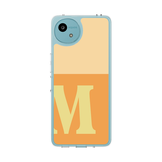 Slim Protection Case［ Original - initial two tone - M orange ］