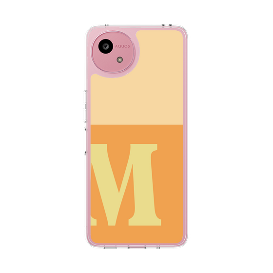 Slim Protection Case［ Original - initial two tone - M orange ］