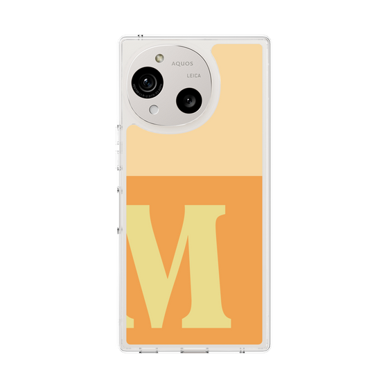 Slim Protection Case［ Original - initial two tone - M orange ］