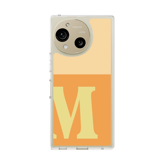 Slim Protection Case［ Original - initial two tone - M orange ］