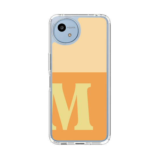 Slim Protection Case［ Original - initial two tone - M orange ］