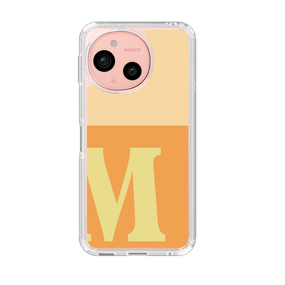 Slim Protection Case［ Original - initial two tone - M orange ］