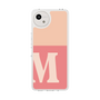 Slim Protection Case［ Original - initial two tone - M pink ］