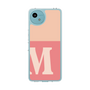 Slim Protection Case［ Original - initial two tone - M pink ］
