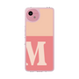 Slim Protection Case［ Original - initial two tone - M pink ］