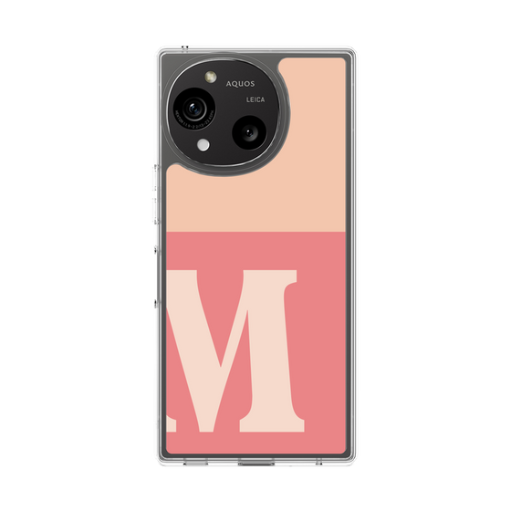 Slim Protection Case［ Original - initial two tone - M pink ］