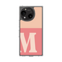 Slim Protection Case［ Original - initial two tone - M pink ］