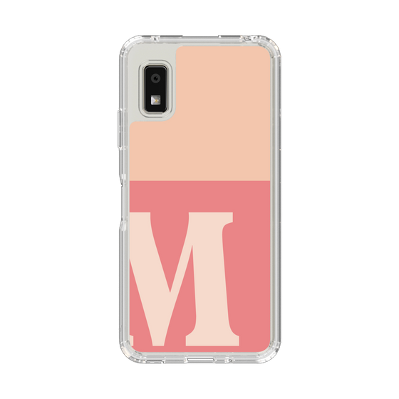 Slim Protection Case［ Original - initial two tone - M pink ］