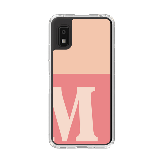Slim Protection Case［ Original - initial two tone - M pink ］