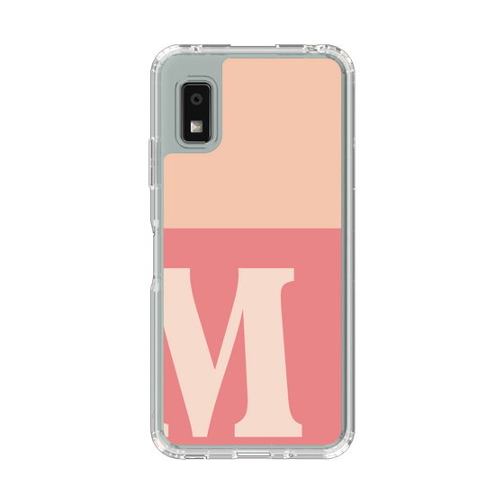 Slim Protection Case［ Original - initial two tone - M pink ］