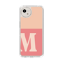 Slim Protection Case［ Original - initial two tone - M pink ］