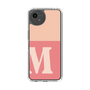 Slim Protection Case［ Original - initial two tone - M pink ］