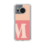 Slim Protection Case［ Original - initial two tone - M pink ］