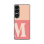 Slim Protection Case［ Original - initial two tone - M pink ］