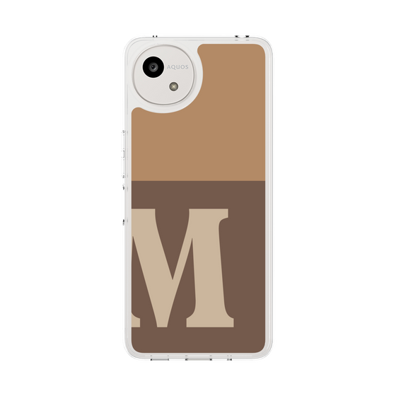 Slim Protection Case［ Original - initial two tone - M brown ］