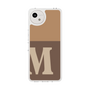 Slim Protection Case［ Original - initial two tone - M brown ］