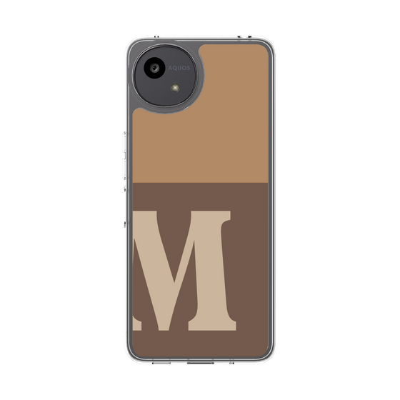 Slim Protection Case［ Original - initial two tone - M brown ］