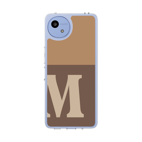Slim Protection Case［ Original - initial two tone - M brown ］