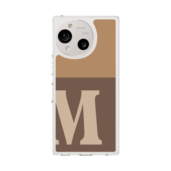 Slim Protection Case［ Original - initial two tone - M brown ］