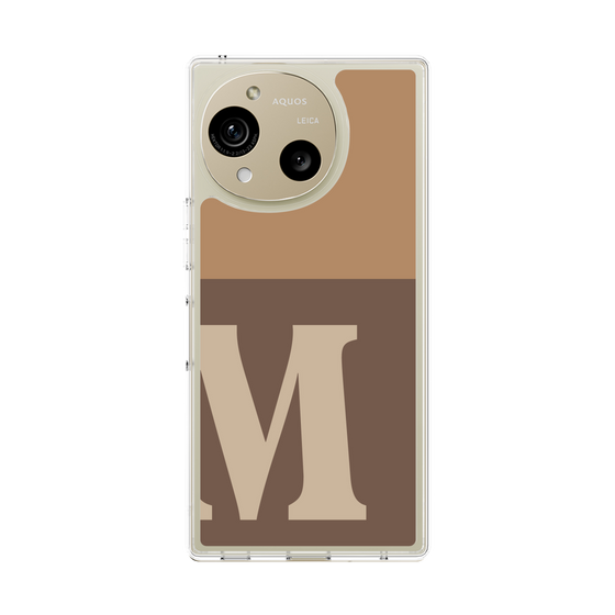 Slim Protection Case［ Original - initial two tone - M brown ］