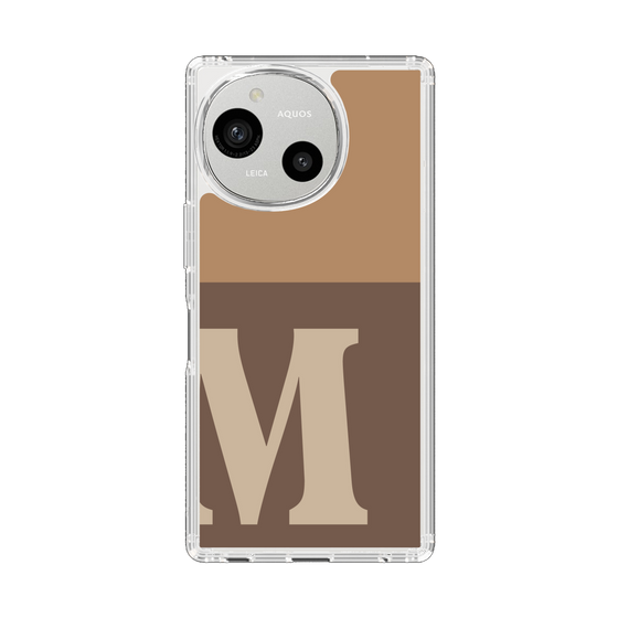 Slim Protection Case［ Original - initial two tone - M brown ］