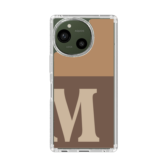 Slim Protection Case［ Original - initial two tone - M brown ］