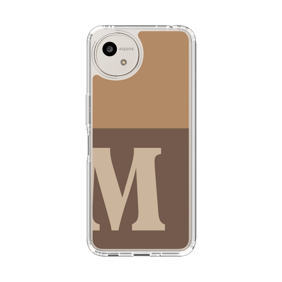 Slim Protection Case［ Original - initial two tone - M brown ］