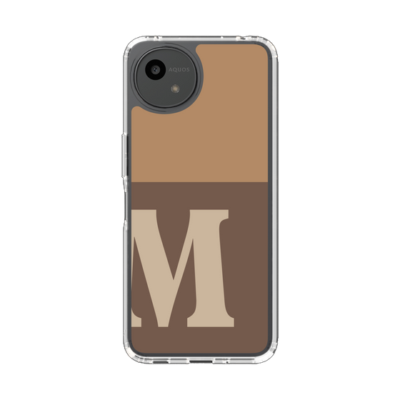Slim Protection Case［ Original - initial two tone - M brown ］