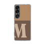 Slim Protection Case［ Original - initial two tone - M brown ］