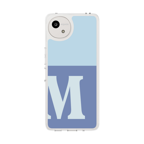 Slim Protection Case［ Original - initial two tone - M blue ］