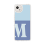 Slim Protection Case［ Original - initial two tone - M blue ］