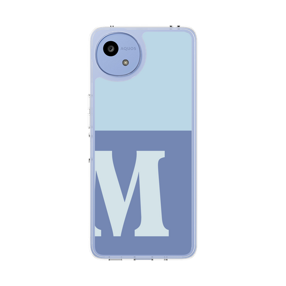 Slim Protection Case［ Original - initial two tone - M blue ］