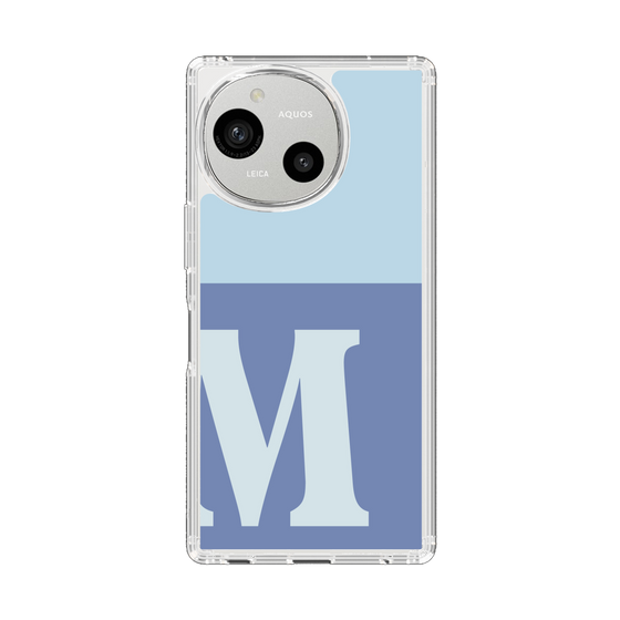 Slim Protection Case［ Original - initial two tone - M blue ］