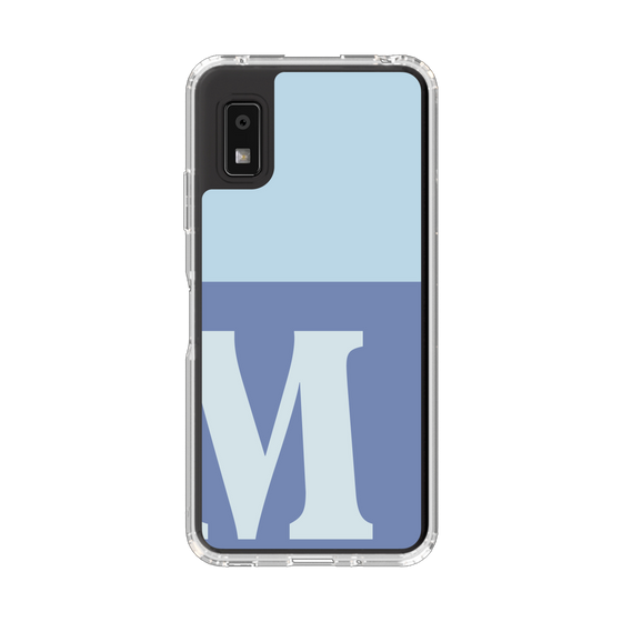 Slim Protection Case［ Original - initial two tone - M blue ］