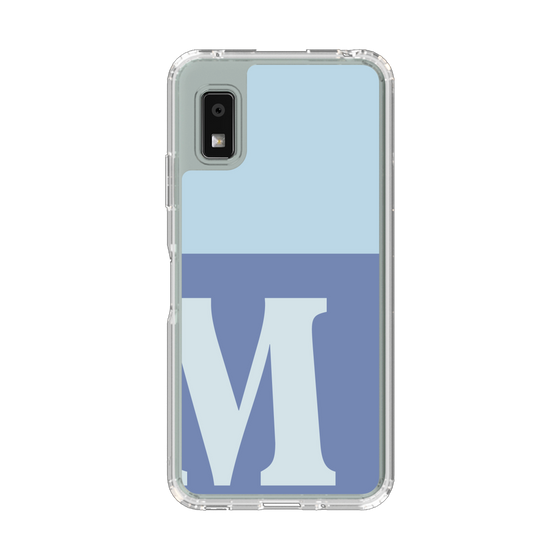 Slim Protection Case［ Original - initial two tone - M blue ］