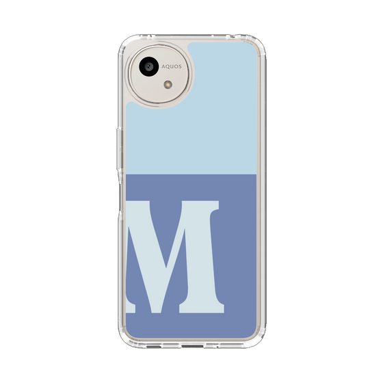 Slim Protection Case［ Original - initial two tone - M blue ］