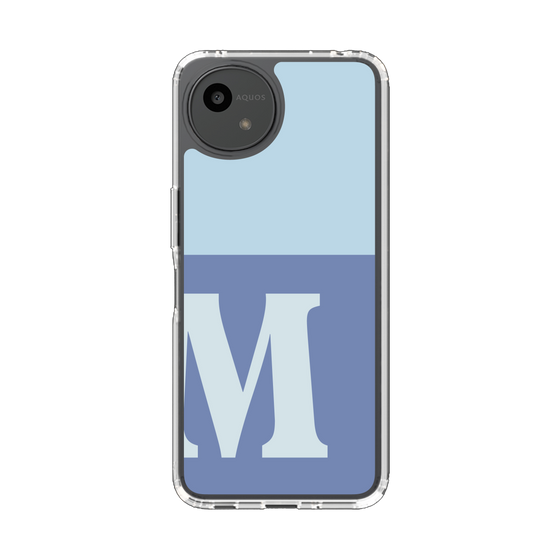 Slim Protection Case［ Original - initial two tone - M blue ］