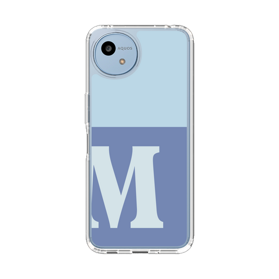 Slim Protection Case［ Original - initial two tone - M blue ］