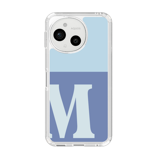 Slim Protection Case［ Original - initial two tone - M blue ］