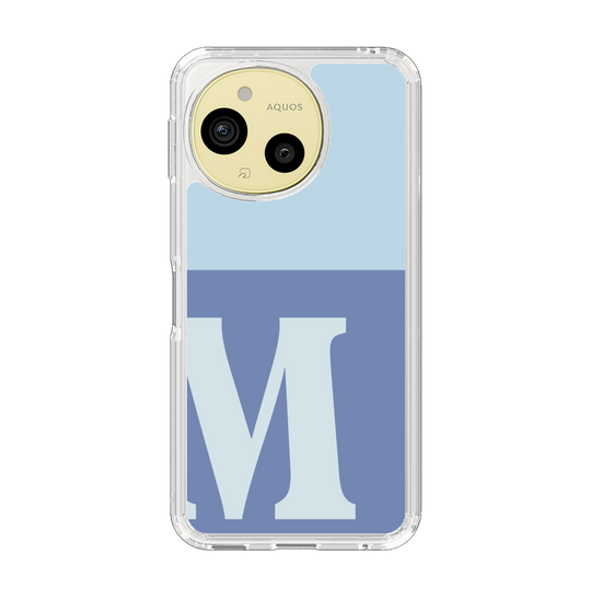 Slim Protection Case［ Original - initial two tone - M blue ］