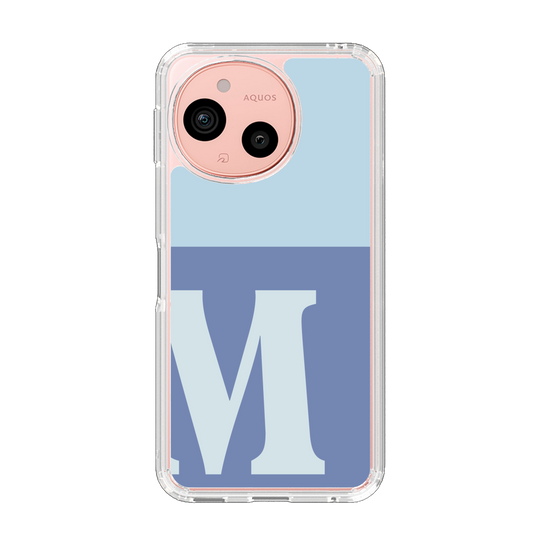 Slim Protection Case［ Original - initial two tone - M blue ］