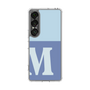 Slim Protection Case［ Original - initial two tone - M blue ］