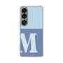 Slim Protection Case［ Original - initial two tone - M blue ］