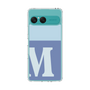 Slim Protection Case［ Original - initial two tone - M blue ］