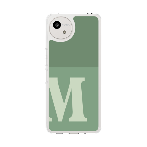 Slim Protection Case［ Original - initial two tone - M green ］